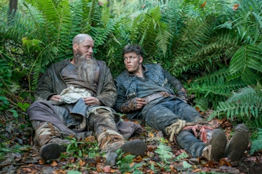 Travis Fimmel and Alex Hogh Anderson in 'Vikings' 