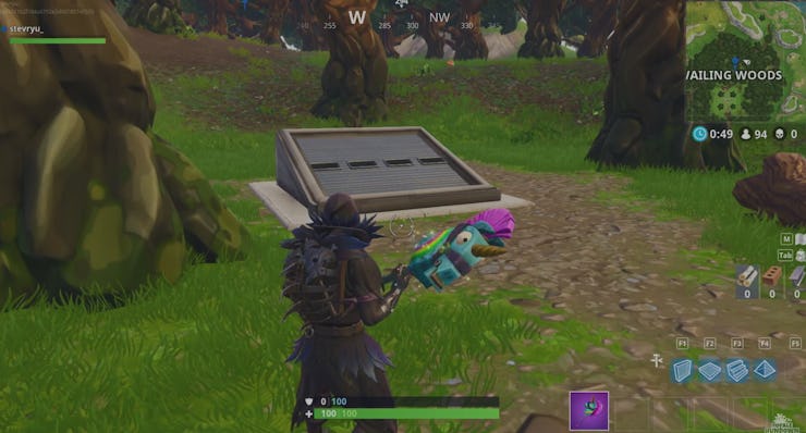 Screenshot from Fortnite video game