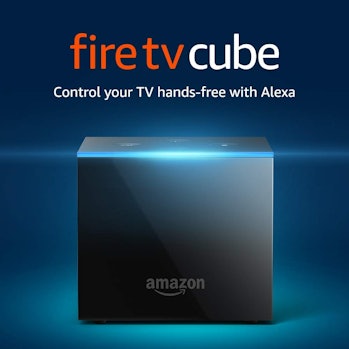 Fire TV Cube, hands-free with Alexa and 4K Ultra HD, streaming media player