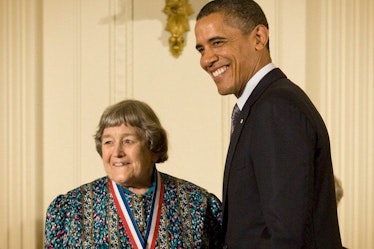 Yvonne Brill receiving  2010 National Medal of Science 