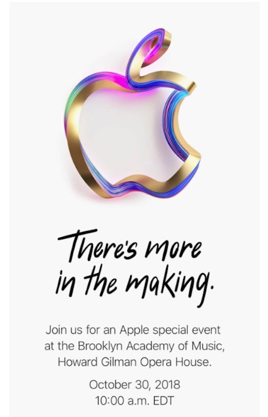 apple october event invitation