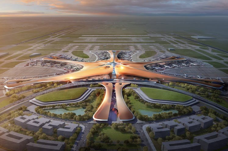 zaha hadid airport design china