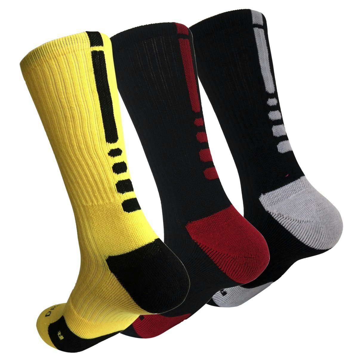 Nike Men's Grip Strike Cushioned Crew Socks 10-11.5  Yellow(SX7801-010)/Black/White: Buy Online at Best Price in UAE 