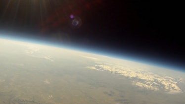 Mars balloon solar eclipse