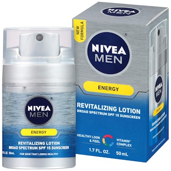 NIVEA Men Energy Lotion Broad Spectrum SPF 15 Sunscreen