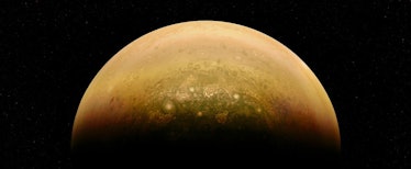 Jupiter swirling atmosphere junocam