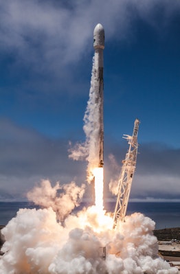 SpaceX launching.