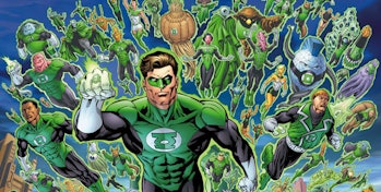 The Green Lantern Corps from DC Comics