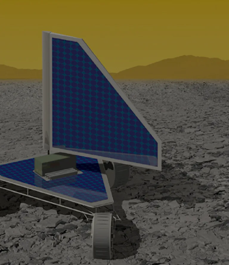 Venus Rover Picture The Venus Rover Is a Solar Sailboat
