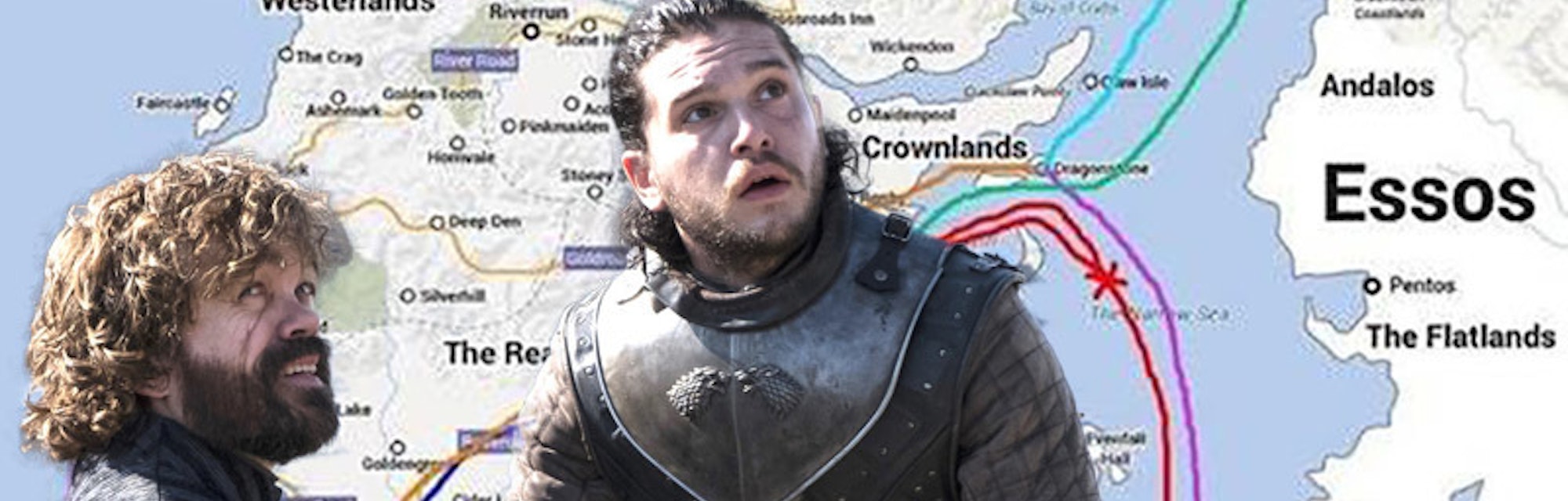 Map Shows Everyone S Crazy Travels In Game Of Thrones Season 7