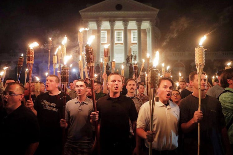 Attendees of the first Unite the Right rally.