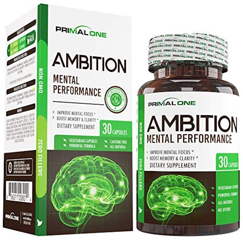 Ambition Nootropic Brain Booster Supplement 
