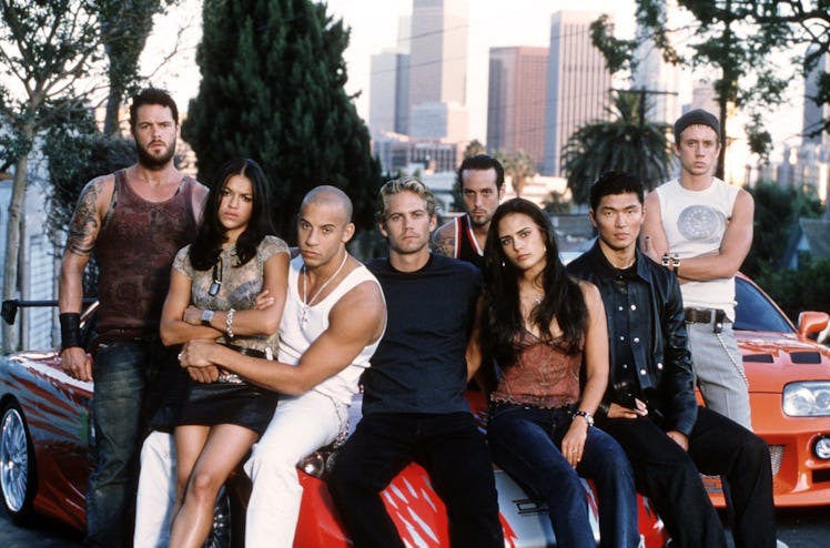 Cast of 'The Fast & the Furious'.