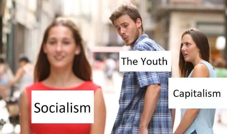 socialist boyfriend meme