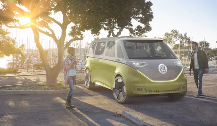 Volkswagen's autonomous hippie van concept is one of the many ideas the company has publicly detaile...