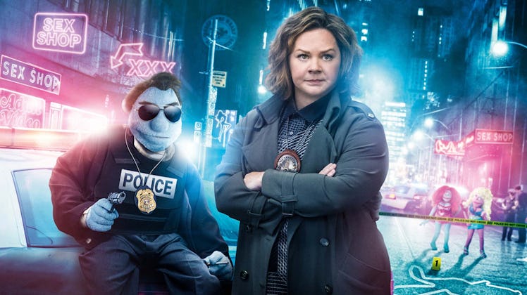 Melissa McCarthy stars in 'The Happytime Murders' as Detective Connie Edwards alongside a puppet pro...