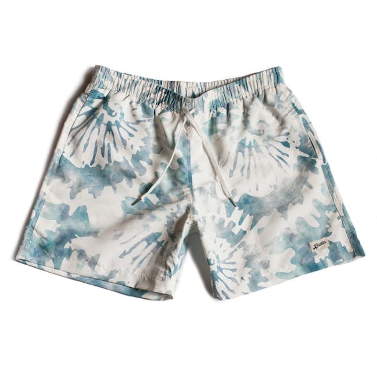 Bather Trunk Co. Green Tie Dye Swim