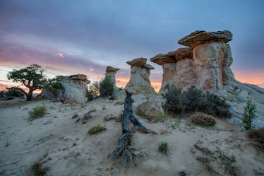 The vast and austere landscape of the Grand Staircase-Escalante National Monument offers a spectacul...