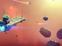 A scene from "No Man's Sky" video game