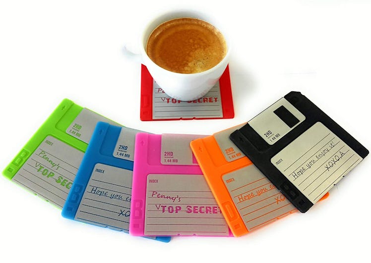 Set of 6 Floppy Disk Coasters