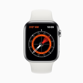 The Apple Watch Compass.