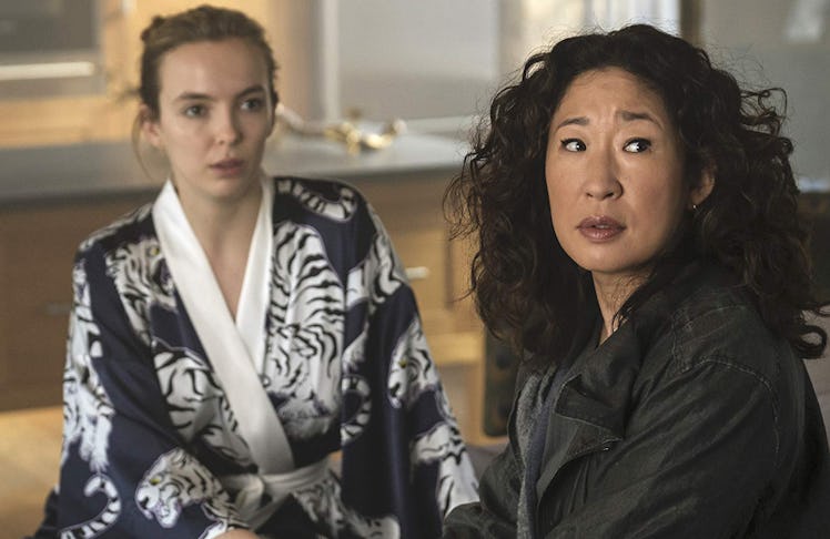 Jodie Comer and Sandra Oh in Killing Eve Season 2