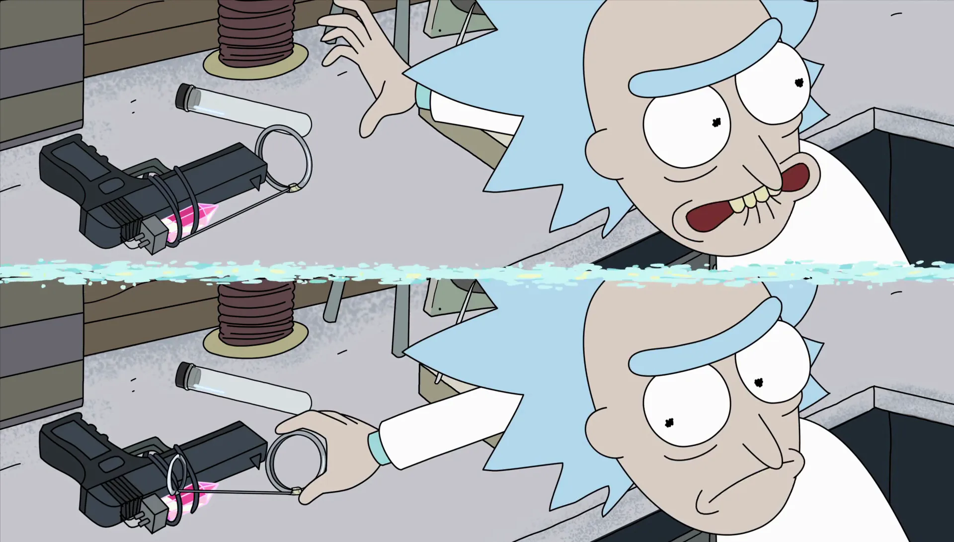 'Rick and Morty' tests Rick's atheism by breaking time itself