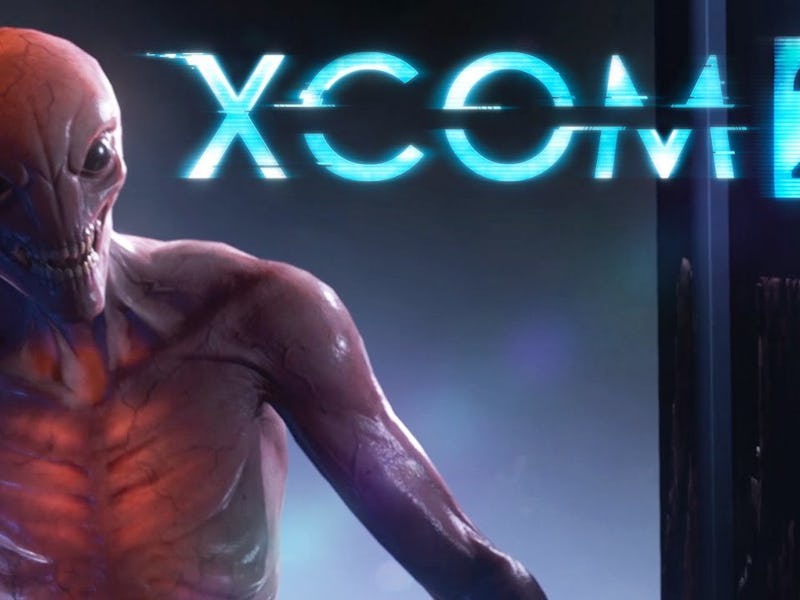 An Alien pictured on art for "XCOM 2"