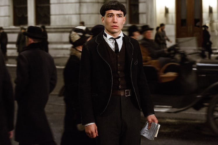 Ezra Miller as Credence Barebone in 'Fantastic Beasts and Where to Find Them' 