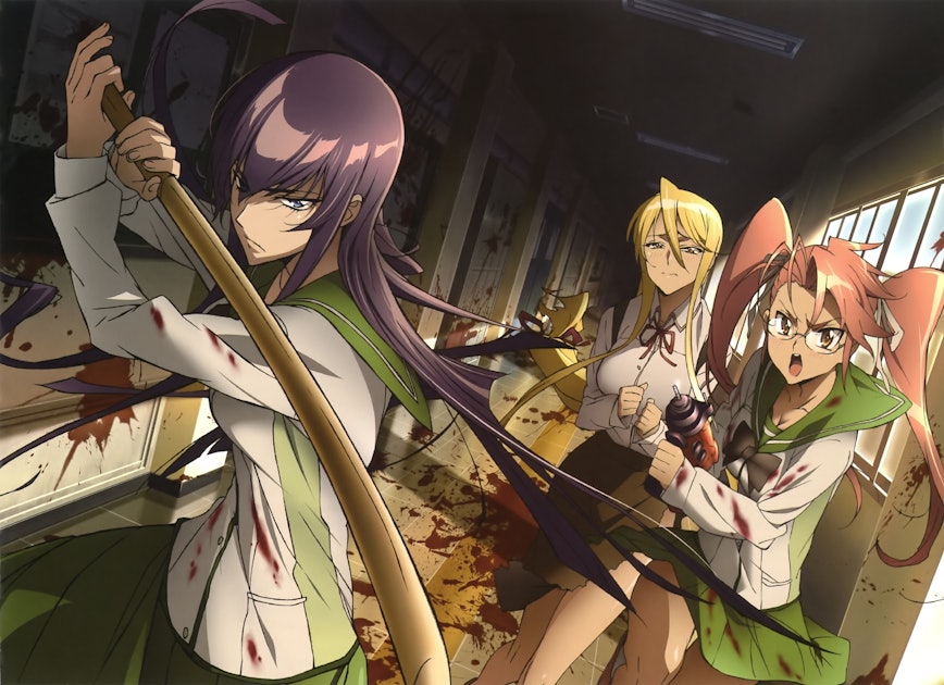 Highschool Of The Dead, Anime Spotlight, Chock–full of dynamic zombie  fight scenes and fan service, Highschool of the Dead is a must-watch!, By  Anime Underground