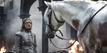 arya white horse game of thrones season 8 episode 6