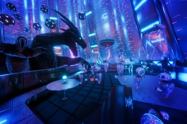 TheWaveVR's digital nightclub used the actual visual assets from the 'Ready Player One' movie to reb...
