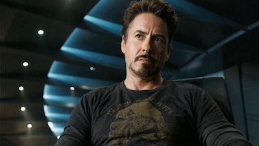 Robert Downey Jr. has been spotted in this same t-shirt from 'The Avengers' on the set of 'Avengers ...