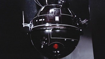 The interrogator droid from 'A New Hope.'