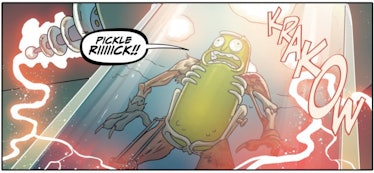 Pickle Rick is as vicious and briny as ever in this 'Rick and Morty' comic.