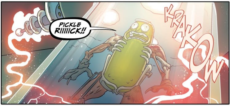 Pickle Rick is as vicious and briny as ever in this 'Rick and Morty' comic.