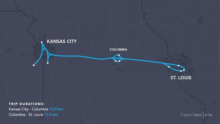 The Missouri route.