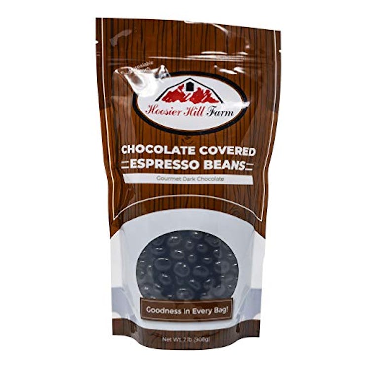 Hoosier Hill Farm Gourmet Dark Chocolate-Covered Espresso Beans (2 lb Bag)