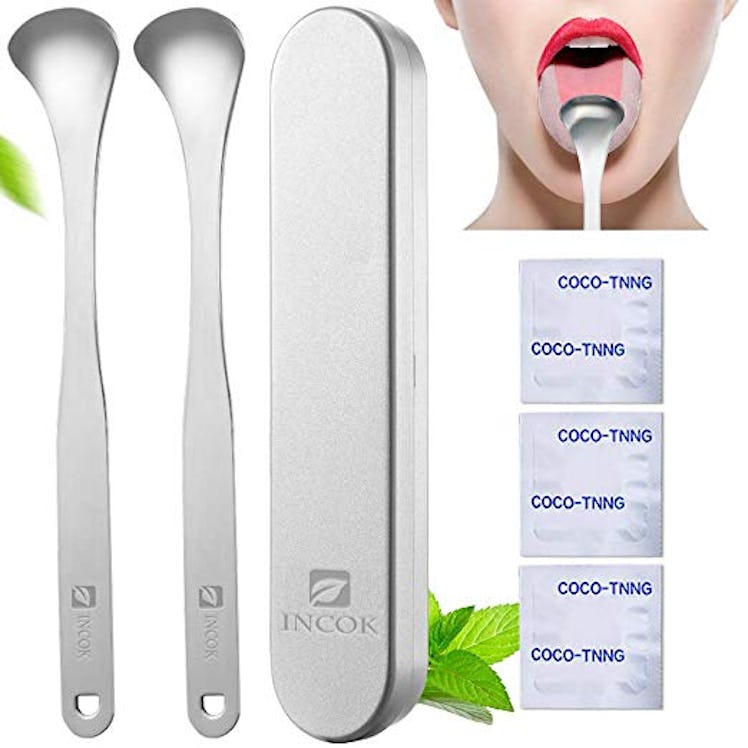 INCOK Stainless Steel Tongue Scraper