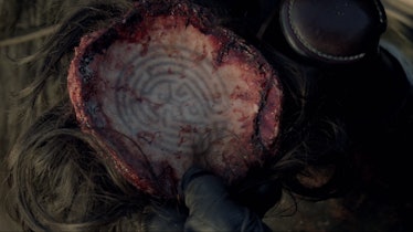 Kissy's scalp in 'Westworld' includes the outline of the Maze.
