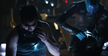 Robert Downey Jr. as Tony Stark in the 'Avengers: Endgame' trailer that aired before the Super Bowl....