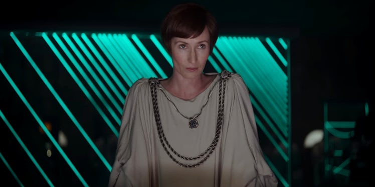 Mon Mothma, leader of the Rebel Alliance in 'Rogue One'