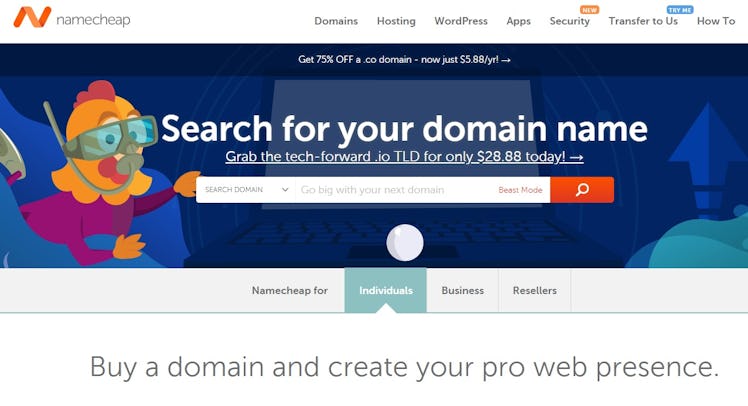Namecheap.com Personal Domain