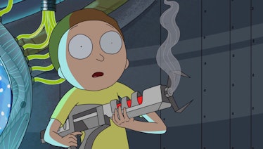 Morty gets his first kill within 20 minutes on 'Rick and Morty'.