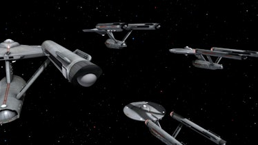 Several starships in the original series episode "The Ultimate Computer'