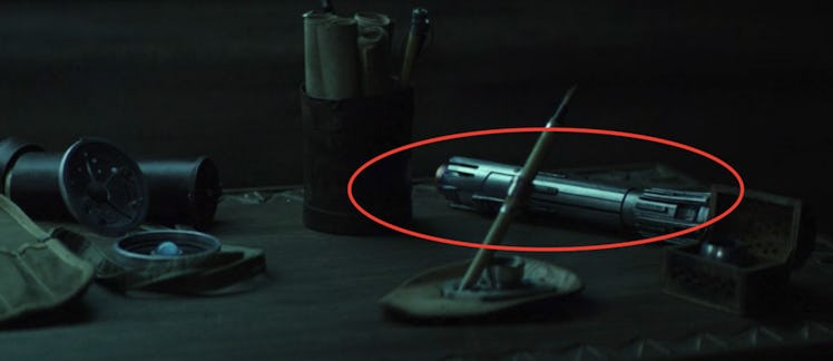 Ben Solo's lightsaber in 'The Last Jedi'