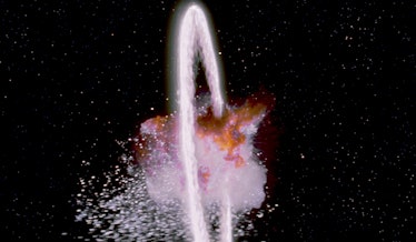 The Death Star explodes in 1977. Do we really think a piece of this fell onto a planet/moon?