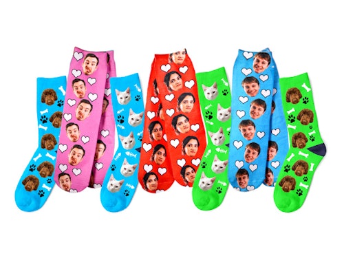 Personalized Socks: 25% Off Just Face It Face Socks