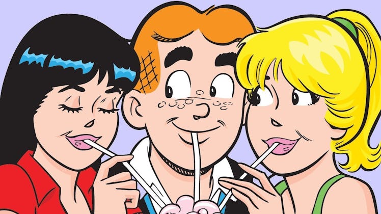 Archie Andrews, Betty Cooper, and Veronica Lodge in the Archie Comics