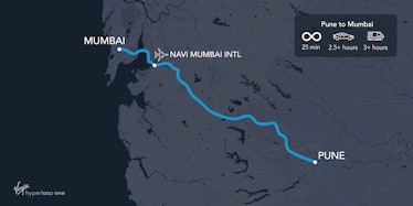 Mumbai to Pune.